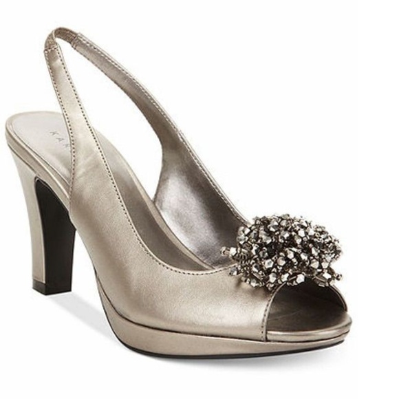 Karen Scott Shoes - Karen Scott Breena Slingback Peep-Toe Pumps NWT